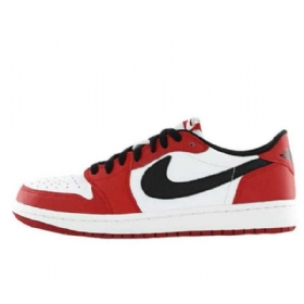Boty Nike Air Jordan 1 Low Tops Chicago Pro Muže Červená Bílá Černá