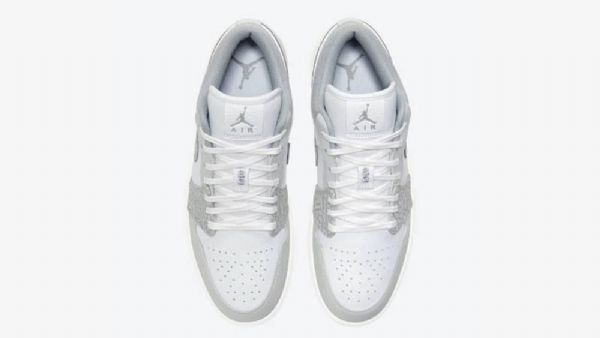 Boty Nike Air Jordan 1 Low Tops Elephant Print Berlin Pro Muže Šedé