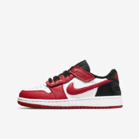 Boty Nike Air Jordan 1 Low Tops Flyease Pro Děti Bílá Černá Červená