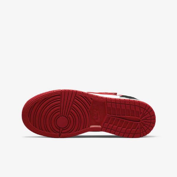 Boty Nike Air Jordan 1 Low Tops Flyease Pro Děti Bílá Černá Červená