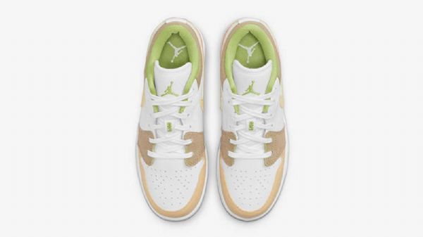 Boty Nike Air Jordan 1 Low Tops Gs Pro Ženy Béžová Bílá Růžová