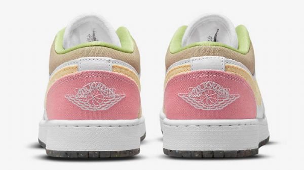 Boty Nike Air Jordan 1 Low Tops Gs Pro Ženy Béžová Bílá Růžová