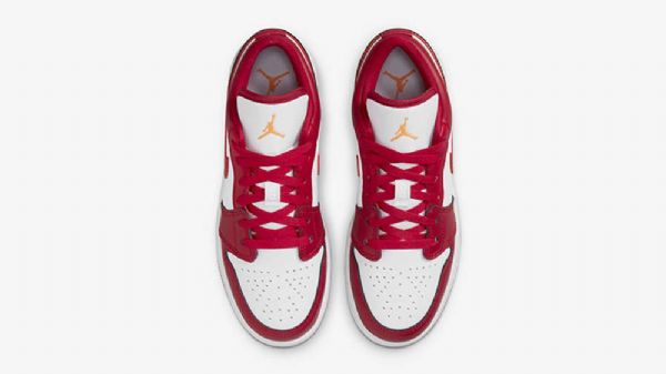 Boty Nike Air Jordan 1 Low Tops Gs Usc Pro Ženy Červený Bílý