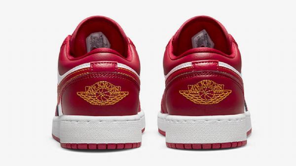 Boty Nike Air Jordan 1 Low Tops Gs Usc Pro Ženy Červený Bílý