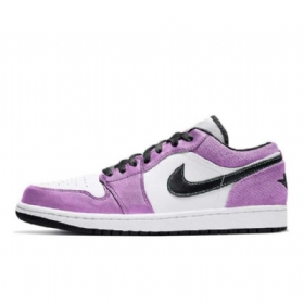Boty Nike Air Jordan 1 Low Tops Se Violet Shock Pro Ženy Nachový Bílý