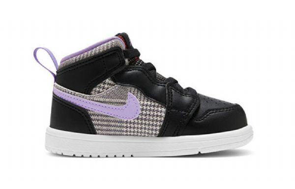 Boty Nike Air Jordan 1 Mid Tops Alt Se Pro Děti Černá Nachový