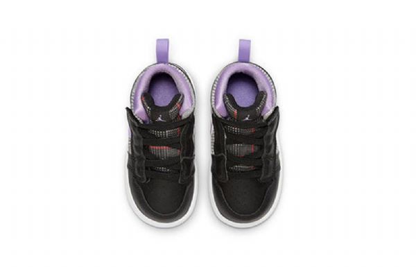 Boty Nike Air Jordan 1 Mid Tops Alt Se Pro Děti Černá Nachový