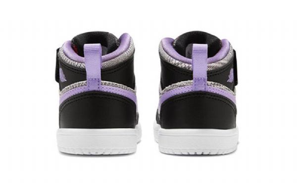 Boty Nike Air Jordan 1 Mid Tops Alt Se Pro Děti Černá Nachový