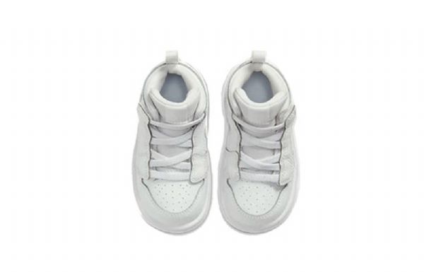 Boty Nike Air Jordan 1 Mid Tops Alt Td Pro Děti Bílé