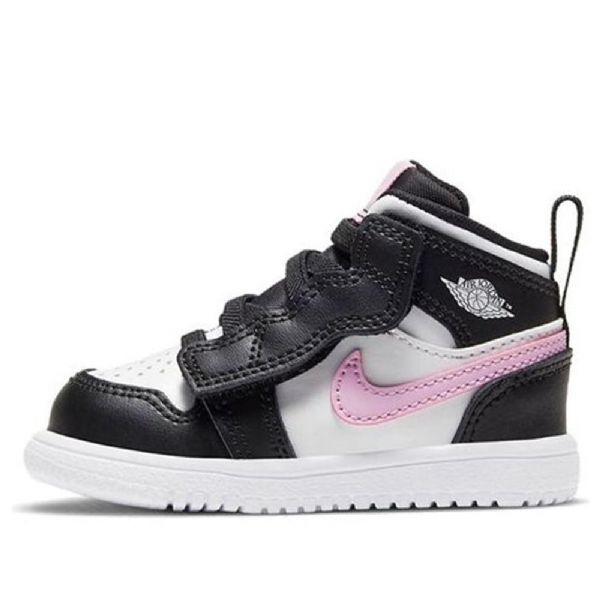 Boty Nike Air Jordan 1 Mid Tops Alt Td Pro Děti Bílé Světle Růžové
