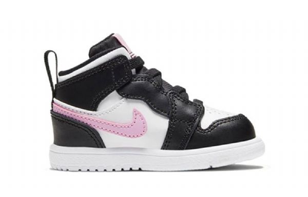 Boty Nike Air Jordan 1 Mid Tops Alt Td Pro Děti Bílé Světle Růžové