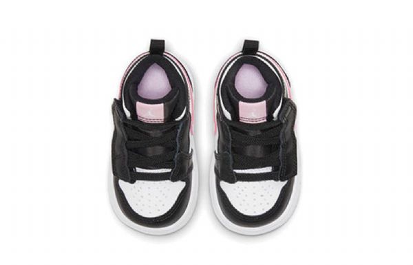 Boty Nike Air Jordan 1 Mid Tops Alt Td Pro Děti Bílé Světle Růžové