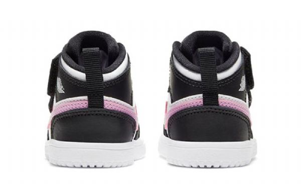Boty Nike Air Jordan 1 Mid Tops Alt Td Pro Děti Bílé Světle Růžové