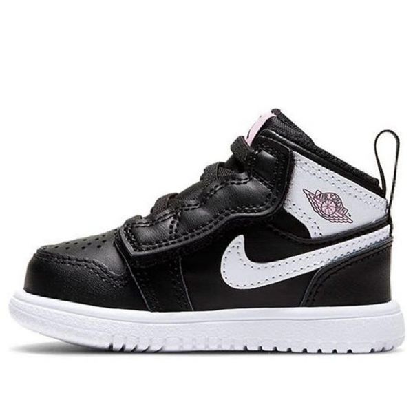 Boty Nike Air Jordan 1 Mid Tops Alt Td Pro Děti Černá Bílý