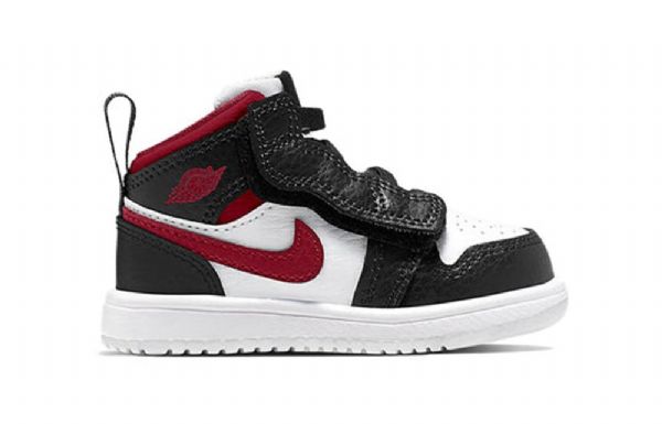 Boty Nike Air Jordan 1 Mid Tops Alt Td Pro Děti Černá Červený
