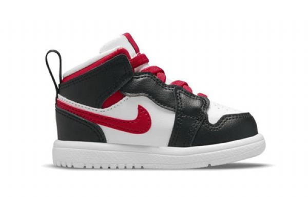 Boty Nike Air Jordan 1 Mid Tops Alt Td Pro Děti Černá Červený