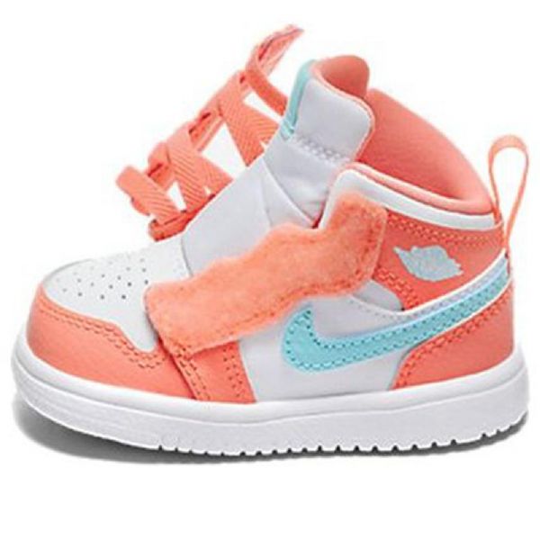 Boty Nike Air Jordan 1 Mid Tops Alt Td Pro Děti Oranžová