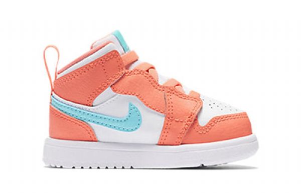 Boty Nike Air Jordan 1 Mid Tops Alt Td Pro Děti Oranžová