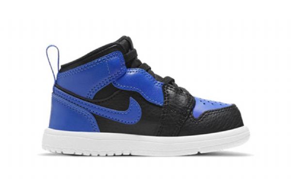Boty Nike Air Jordan 1 Mid Tops Alt Td Pro Děti Royal Modrý