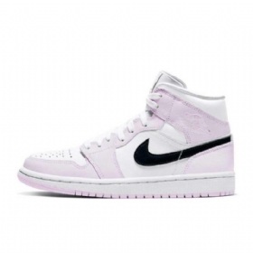 Boty Nike Air Jordan 1 Mid Tops Barely Růžová Pro Muže Růžové