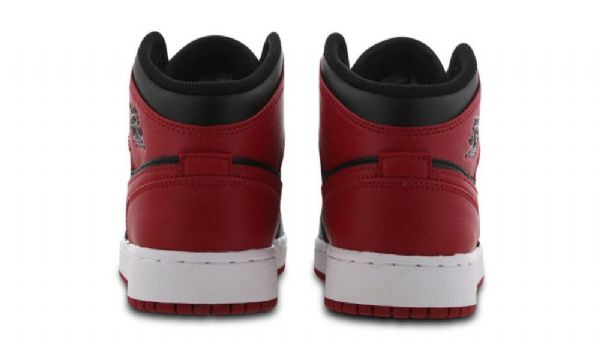 Boty Nike Air Jordan 1 Mid Tops Gs Banned Pro Muže Černá Červený
