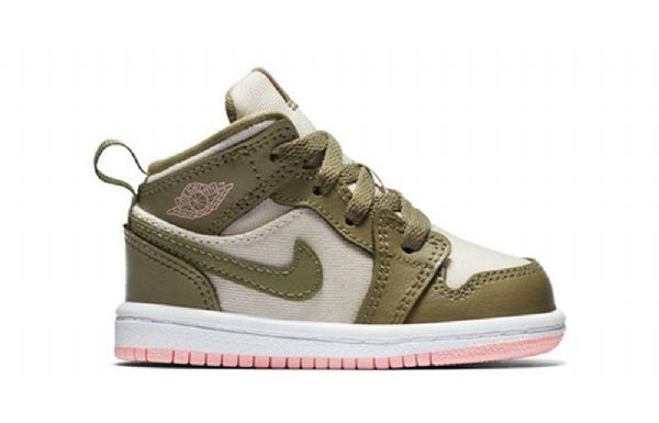 Boty Nike Air Jordan 1 Mid Tops Gt Pro Děti Coral