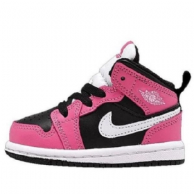 Boty Nike Air Jordan 1 Mid Tops Gt Pro Děti Růžovýsicle