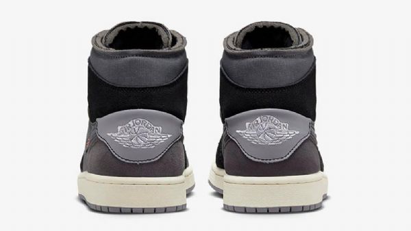 Boty Nike Air Jordan 1 Mid Tops Inside Out Pro Ženy Černo-šedá