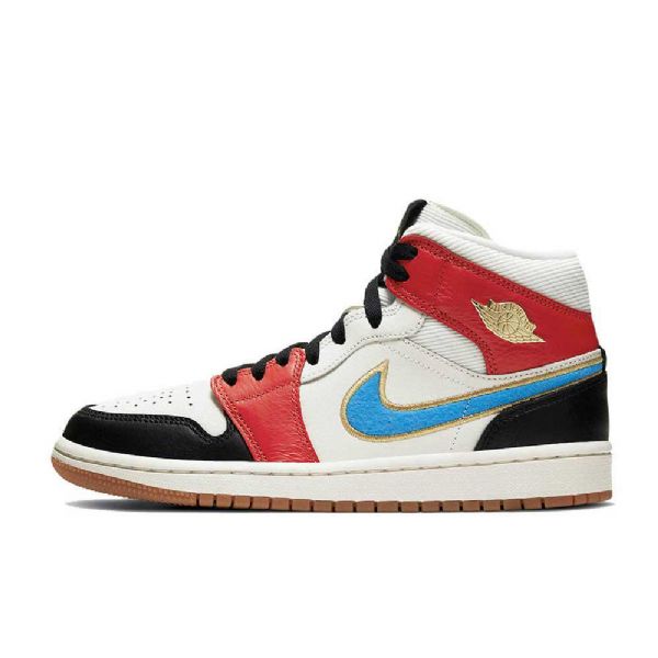 Boty Nike Air Jordan 1 Mid Tops Let(her)man Pro Ženy Vícebarevné