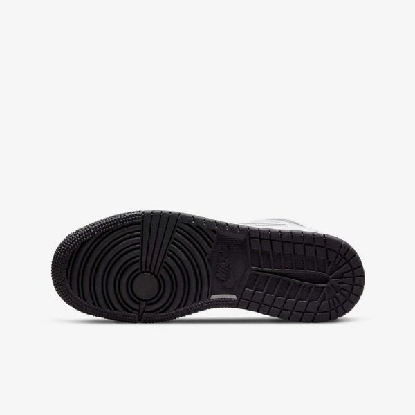 Boty Nike Air Jordan 1 Mid Tops Pro Děti Bílá Černá