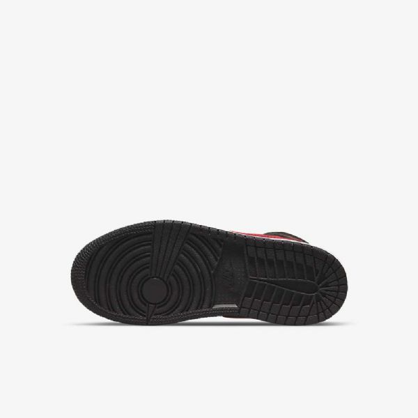 Boty Nike Air Jordan 1 Mid Tops Pro Děti Černá Bílý Červený