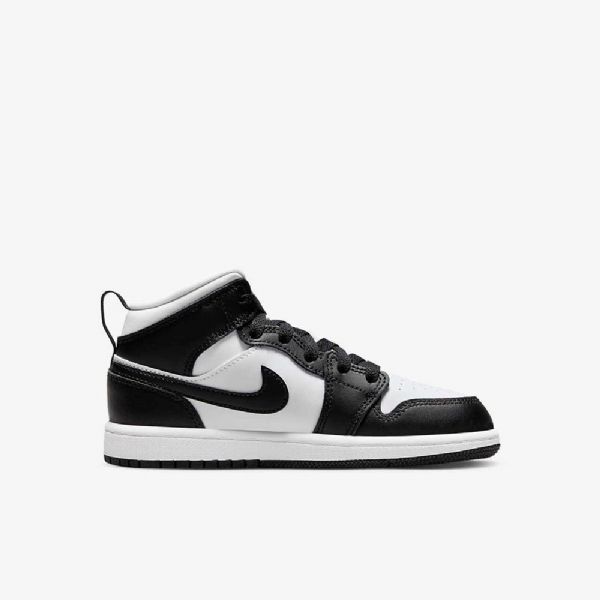 Boty Nike Air Jordan 1 Mid Tops Pro Děti Černá Červený Dark