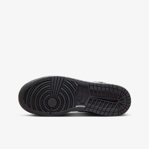 Boty Nike Air Jordan 1 Mid Tops Pro Děti Černá Červený Dark