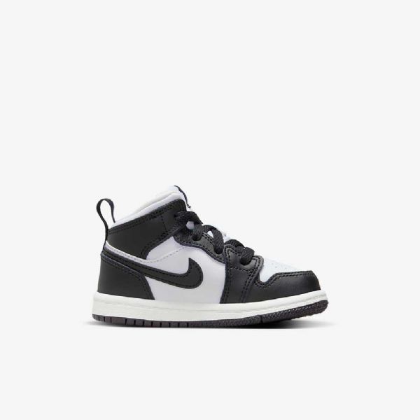 Boty Nike Air Jordan 1 Mid Tops Pro Děti Černá Červený Dark