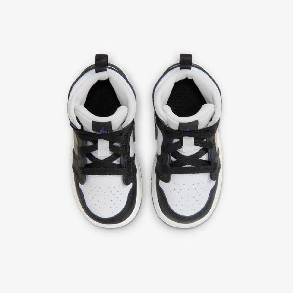 Boty Nike Air Jordan 1 Mid Tops Pro Děti Černá Červený Dark