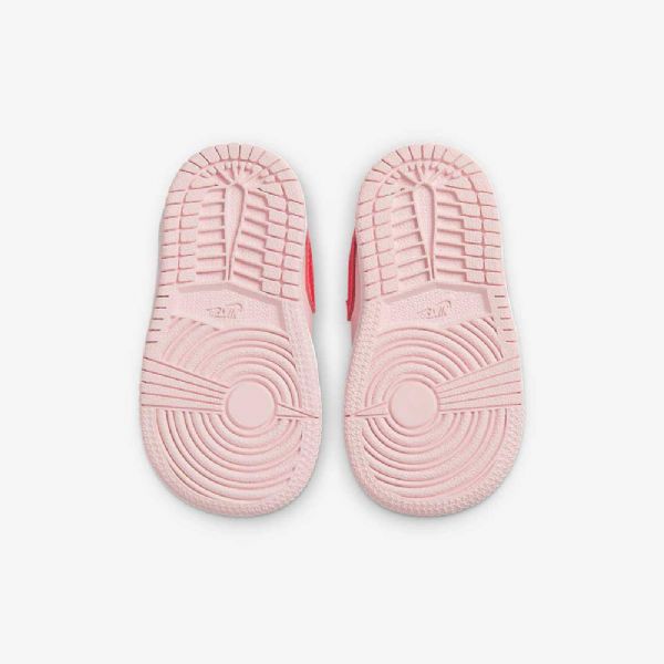 Boty Nike Air Jordan 1 Mid Tops Pro Děti Růžový Černá