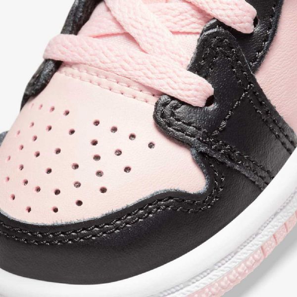 Boty Nike Air Jordan 1 Mid Tops Pro Děti Růžový Černá
