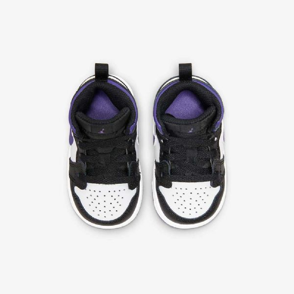 Boty Nike Air Jordan 1 Mid Tops Pro Děti Žlutá Černá