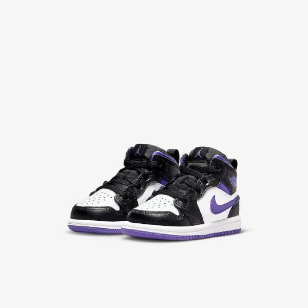 Boty Nike Air Jordan 1 Mid Tops Pro Děti Žlutá Černá