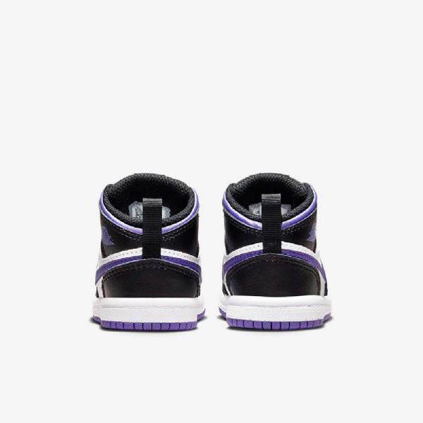 Boty Nike Air Jordan 1 Mid Tops Pro Děti Žlutá Černá