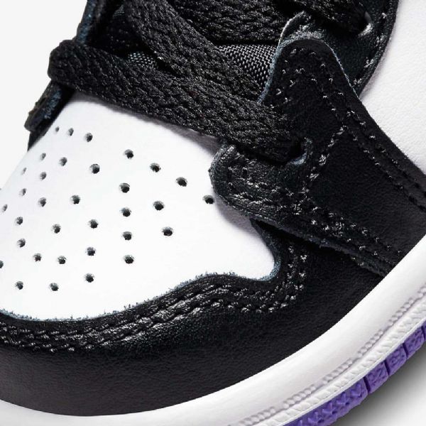Boty Nike Air Jordan 1 Mid Tops Pro Děti Žlutá Černá