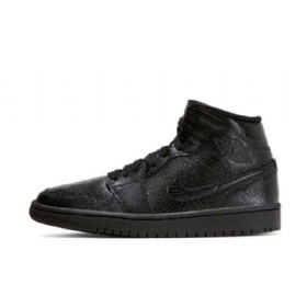 Boty Nike Air Jordan 1 Mid Tops Pro Ženy Černé