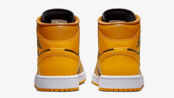 Boty Nike Air Jordan 1 Mid Tops Pro Ženy Žluté Zlato