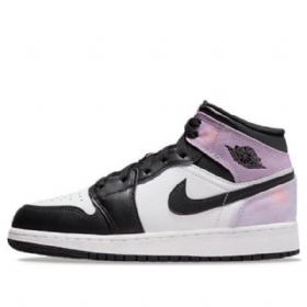 Boty Nike Air Jordan 1 Mid Tops Se Gs Zen Master Pro Muže Nachový Černá Bílý