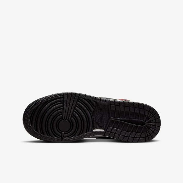 Boty Nike Air Jordan 1 Mid Tops Se Pro Děti Černá Bílý