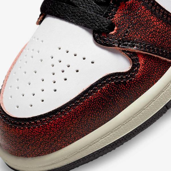 Boty Nike Air Jordan 1 Mid Tops Se Pro Děti Černá Bílý