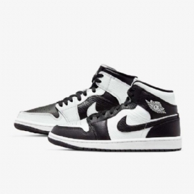 Boty Nike Air Jordan 1 Mid Tops Se Pro Ženy Bílá Černá