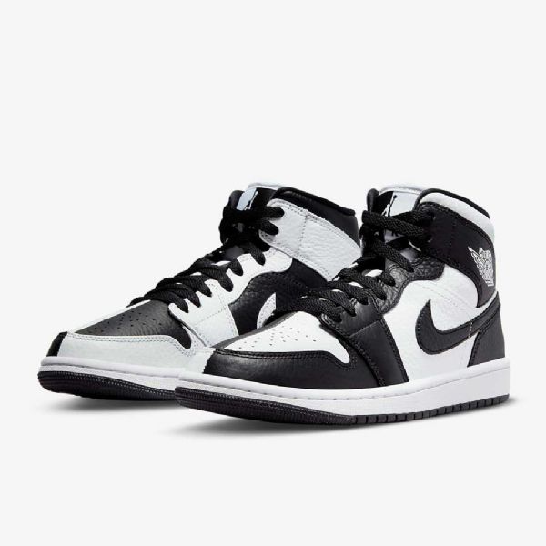Boty Nike Air Jordan 1 Mid Tops Se Pro Ženy Bílá Černá
