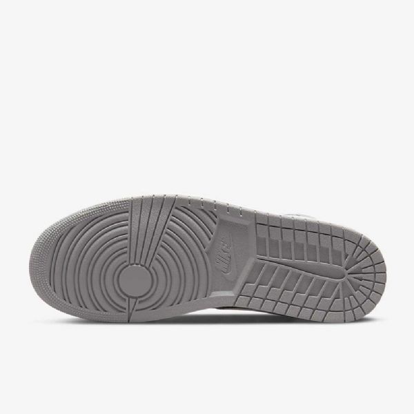 Boty Nike Air Jordan 1 Mid Tops Se Pro Ženy Černá Bílá Světle Šedá Červená