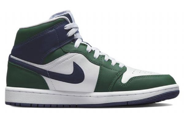 Boty Nike Air Jordan 1 Mid Tops Se Pro Ženy Zelené